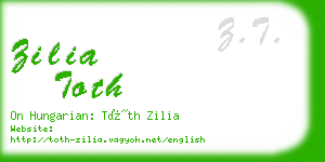 zilia toth business card